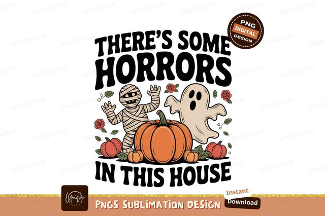 Mummy Ghost Pumpkin Halloween Celebration spooky Sublimation Designangry 