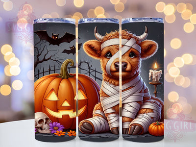 Mummy Highland Cow 20oz Tumbler Wrap Sublimation Design, Straight Tapered Tumbler Wrap, Highland Cow Tumbler Png, Instant Digital Download Sublimation SvggirlplusArt 