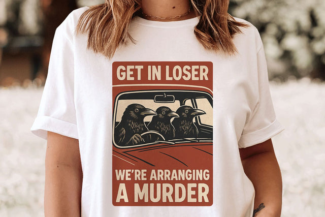 Murder of Crows Funny Sublimation PNG Sublimation BijouBay 
