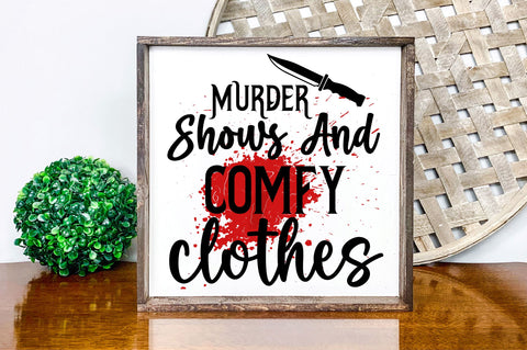 Murder shows and comfy svg design SVG Regulrcrative 