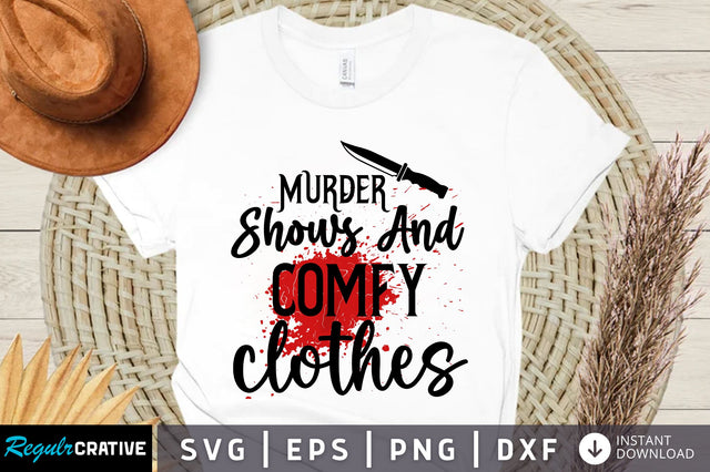 Murder shows and comfy svg design SVG Regulrcrative 