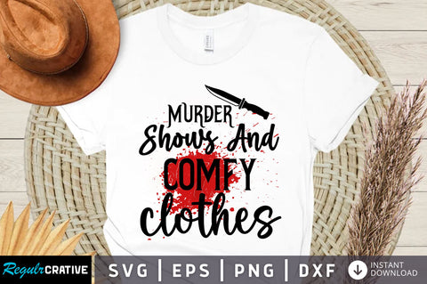 Murder shows and comfy svg design SVG Regulrcrative 