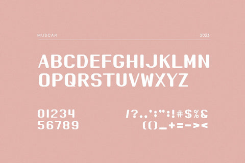 Muscar - Modern Sans Serif Font studioalmeera 