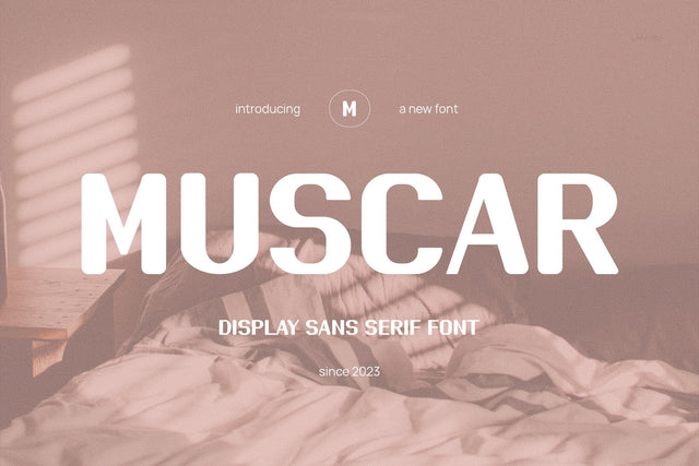Muscar - Modern Sans Serif Font studioalmeera 