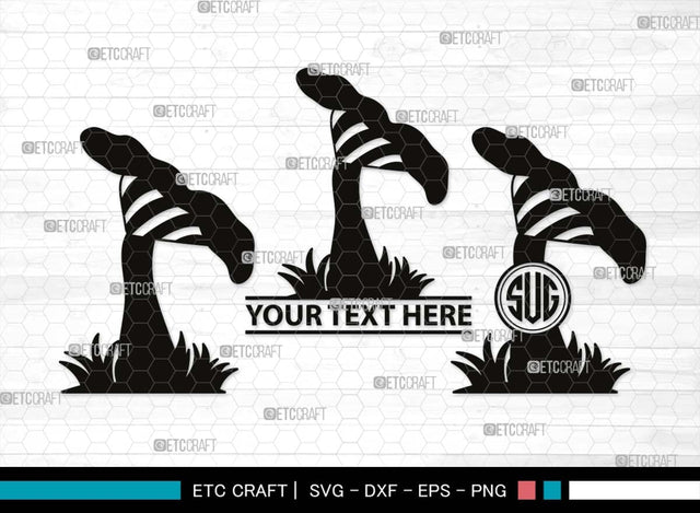 Mushroom Monogram, Mushroom Silhouette, Mushroom SVG, Fungus Svg, Fungi Svg, Shrooms Svg, Oyster Mushroom Svg, SB00522 SVG ETC Craft 