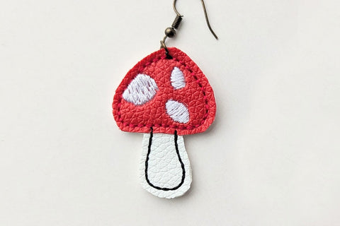 Mushroom Toadstool ITH Feltie Applique Embroidery Embroidery/Applique DESIGNS Risa Rocks It 
