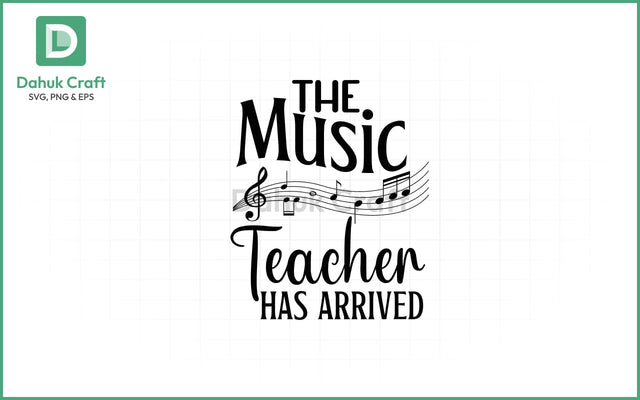 Music Teacher SVG – Grand Entrance SVG PNG & EPS V1 SVG dahukdesign 