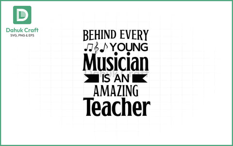 Music Teacher SVG – Mentor Tribute SVG PNG & EPS V6 SVG dahukdesign 