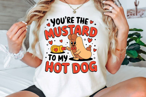 Mustard to My Hot Dog Sublimation Design Sublimation Regulrcrative 