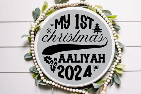 My 1st christmas aaliyah 2024 SVG Angelina750 