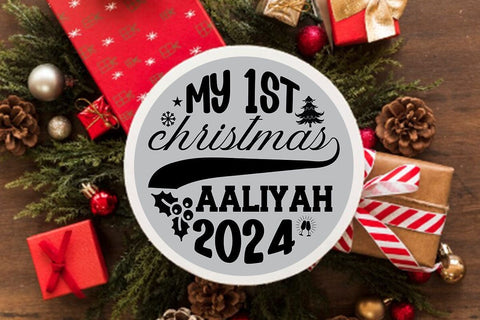 My 1st christmas aaliyah 2024 SVG Angelina750 