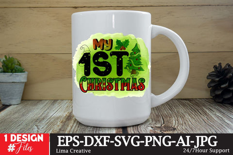 My 1st Christmas Sublimation PNG,Christmas Sublimation Design Sublimation Insomnia Std 