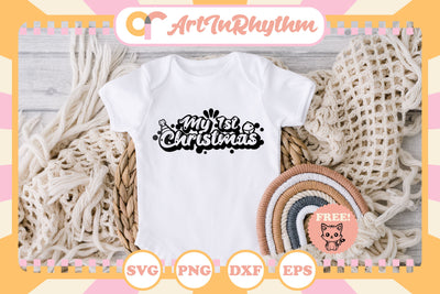 My 1st Christmas svg, Christmas baby svg SVG Artinrhythm shop 