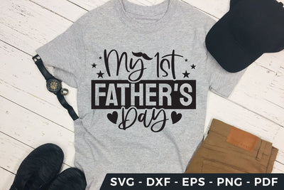 My 1st Father's Day SVG File SVG CraftLabSVG 
