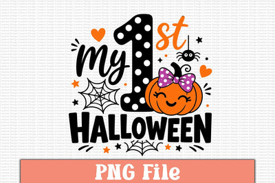 My 1st Halloween PNG Sublimation Craftlabsvg24 