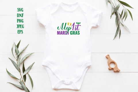 My 1st Mardi Gras. Baby first Mardi Gras SVG. Kids design SVG LaBelezoka 
