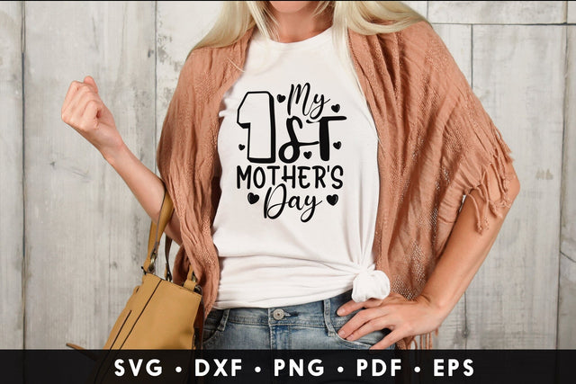 My 1st Mother's Day SVG Design SVG CraftLabSVG 