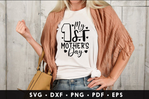 My 1st Mother's Day SVG Design SVG CraftLabSVG 