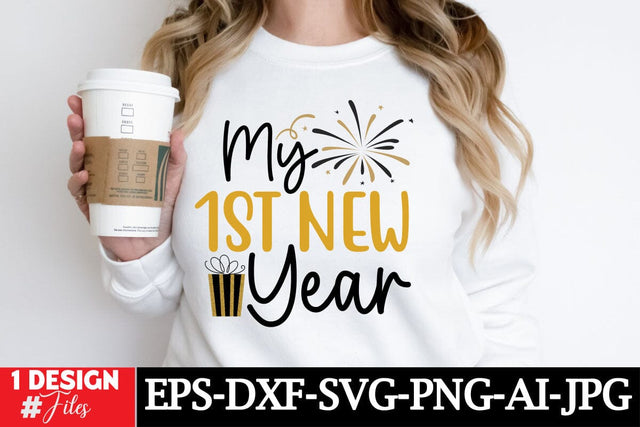My 1st New Year SVG Cut File SVG Insomnia Std 