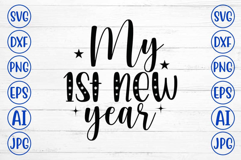 My 1st New Year SVG Syaman 