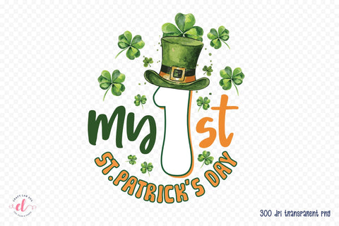 My 1st St. Patrick's Day Sublimation Sublimation CraftLabSVG 
