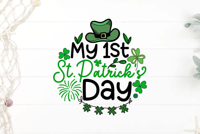 My 1st St.Patricks Day SVG Cut File SVG Insomnia Std 
