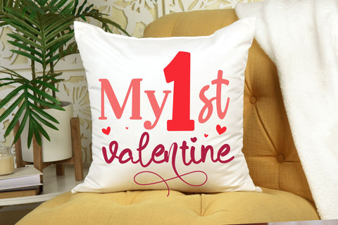 My 1st Valentine svg Design SVG Regulrcrative 