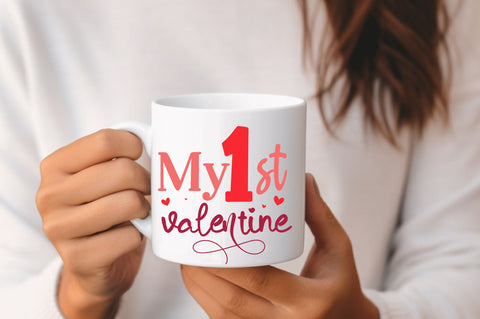 My 1st Valentine svg Design SVG Regulrcrative 