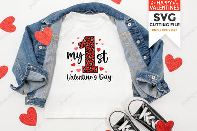 My 1st Valentines Day SVG Design SVG Designangry 