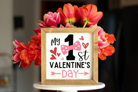 My 1st valentines day SVG design SVG Regulrcrative 