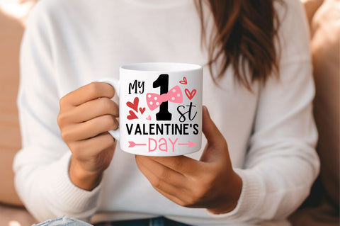 My 1st valentines day SVG design SVG Regulrcrative 