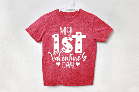 My 1st Valentine's Day - Valentine Kids SVG SVG CraftLabSVG 