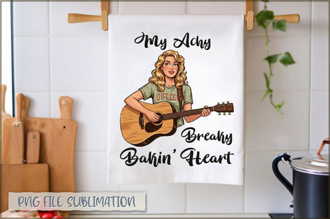 My achy breaky bakin' heart Towel Sublimation Shetara Begum 