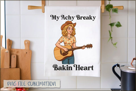 My achy breaky bakin' heart Towel Sublimation Shetara Begum 