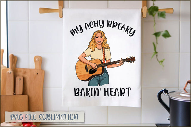 My achy breaky bakin' heart Towel Sublimation Shetara Begum 