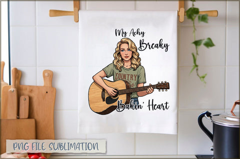 My achy breaky bakin' heart Towel Sublimation Shetara Begum 