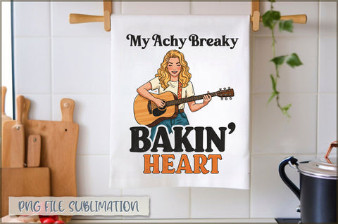 My achy breaky bakin' heart Towel Sublimation Shetara Begum 