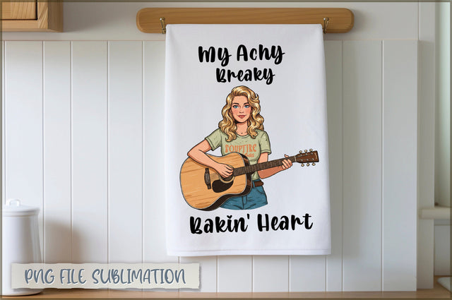 My achy breaky bakin' heart Towel Sublimation Shetara Begum 