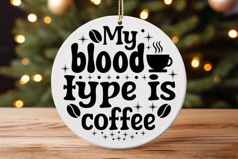 My blood type is coffee SVG Angelina750 