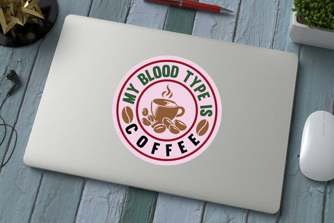 My blood type is coffee SVG Angelina750 