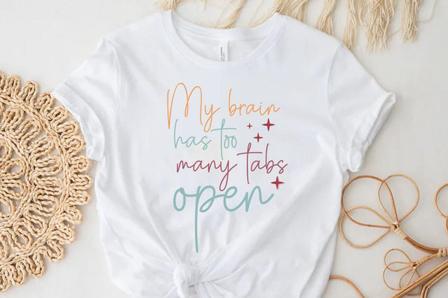 My brain has too many tabs open SVG FiveStarCrafting 