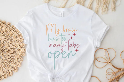 My brain has too many tabs open SVG FiveStarCrafting 