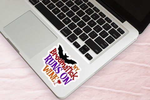 My broomstick runs Stickers Design Sublimation Regulrcrative 