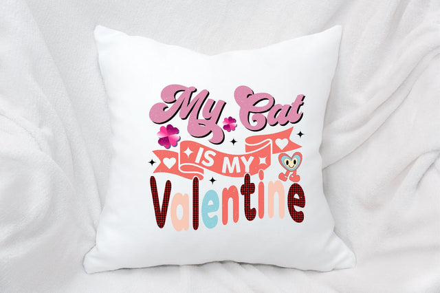 My Cat is My Valentine Sublimation SVGArt 