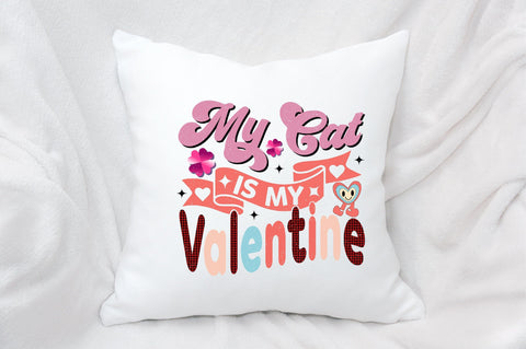 My Cat is My Valentine Sublimation SVGArt 