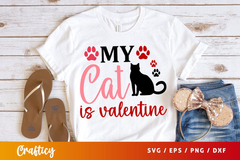 My Cat Is Valentine SVG Design SVG Designangry 
