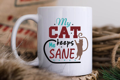 My Cat Keeps Me Sane-01 SVG Angelina750 