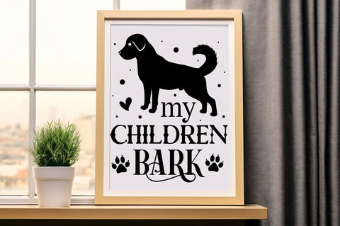 My children bark Svg Design SVG Regulrcrative 