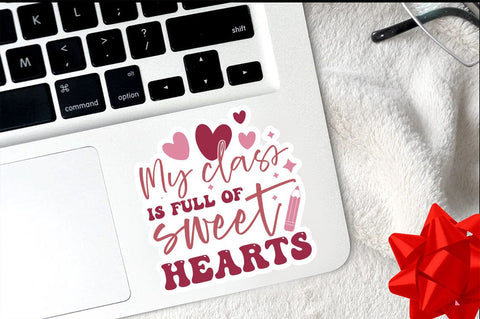 My class is full of sweetHearts Png Sticker Design SVG Designangry 