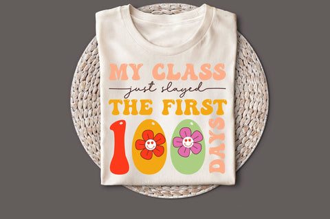 My class just slayed the first 100 days svg Design SVG Regulrcrative 
